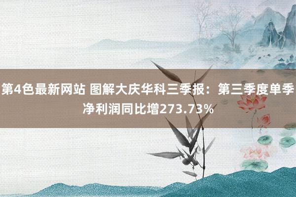 第4色最新网站 图解大庆华科三季报：第三季度单季净利润同比增273.73%