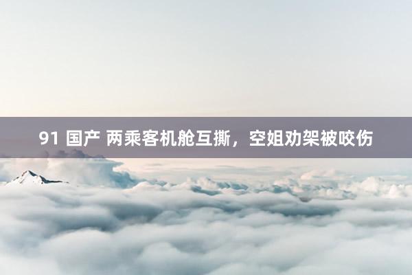 91 国产 两乘客机舱互撕，空姐劝架被咬伤