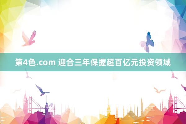 第4色.com 迎合三年保握超百亿元投资领域