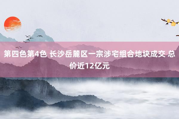 第四色第4色 长沙岳麓区一宗涉宅组合地块成交 总价近12亿元