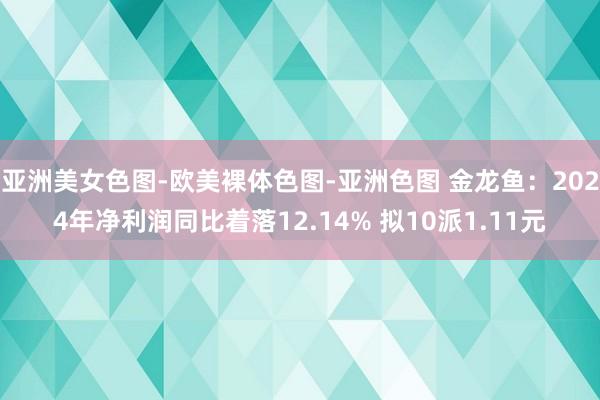亚洲美女色图-欧美裸体色图-亚洲色图 金龙鱼：2024年净利润同比着落12.14% 拟10派1.11元